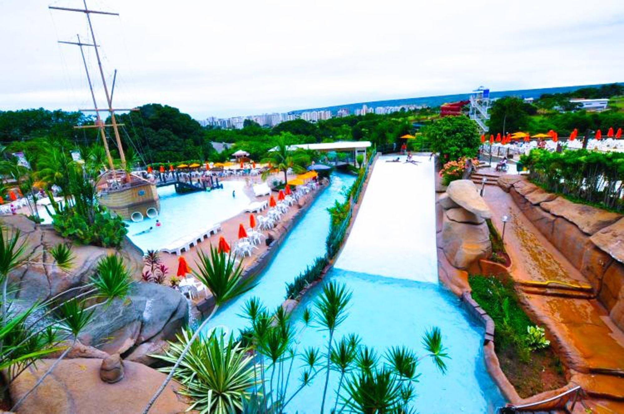 Lacqua Diroma Oficial - Diroma Acqua Park Incluido - Com Roupa De Cama E Banho Caldas Novas Eksteriør billede